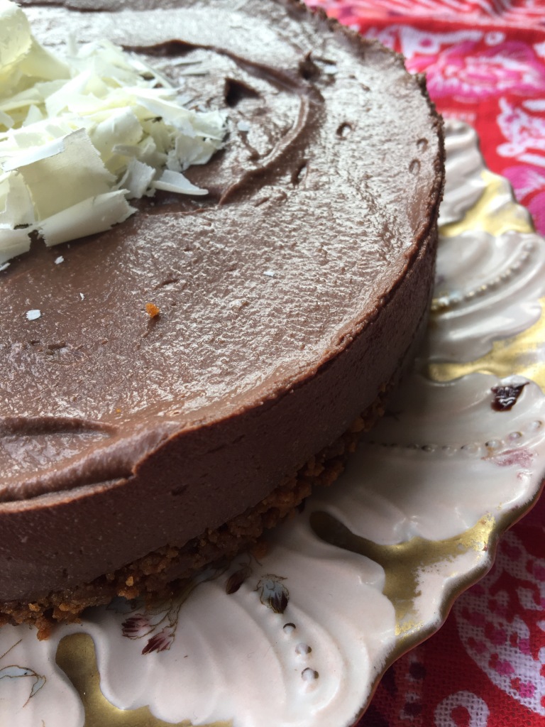 dairy-free, egg-free chocolate cheesecake