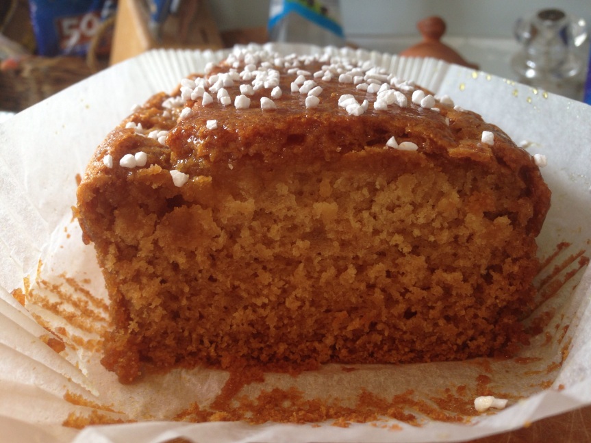 sticky syrup cake dairy-free and egg-free
