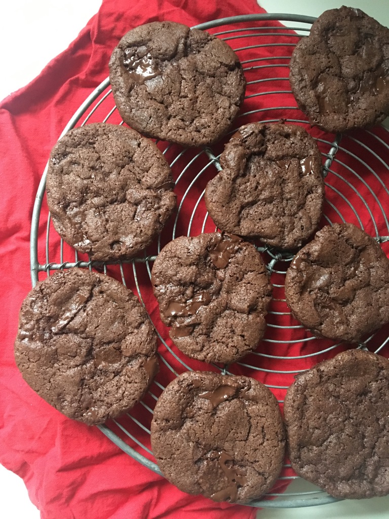 nut-free chocolate sable cookies