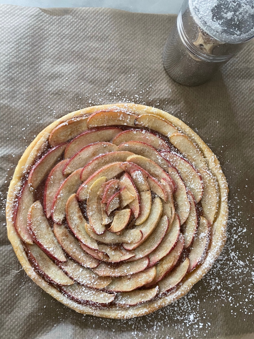 Spiced apple galette